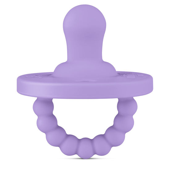 Picture of Ryan & Rose Cutie PAT Pacifier Teether (Flat, Orchid)