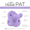 Picture of Ryan & Rose Cutie PAT Pacifier Teether (Flat, Orchid)