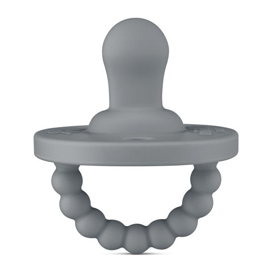 Picture of Ryan & Rose Cutie PAT Pacifier Teether (Flat, Charcoal)