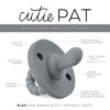 Picture of Ryan & Rose Cutie PAT Pacifier Teether (Flat, Charcoal)