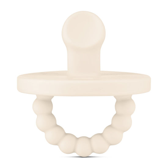 Picture of Ryan & Rose Cutie PAT Pacifier Teether (Slant, Ivory)