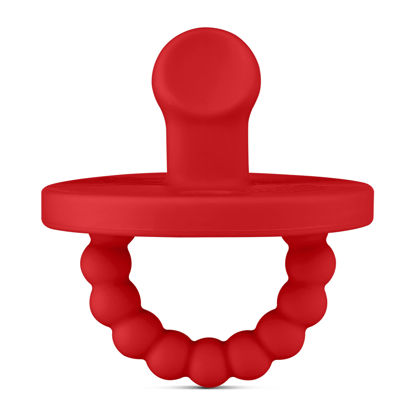 Picture of Ryan & Rose Cutie PAT Pacifier Teether (Slant, Red)