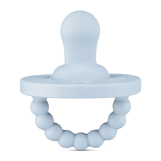 Picture of Ryan & Rose Cutie PAT Pacifier Teether (Flat, Blue)