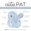 Picture of Ryan & Rose Cutie PAT Pacifier Teether (Flat, Blue)