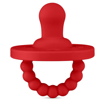 Picture of Ryan & Rose Cutie PAT Pacifier Teether (Flat, Red)