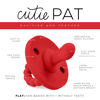 Picture of Ryan & Rose Cutie PAT Pacifier Teether (Flat, Red)