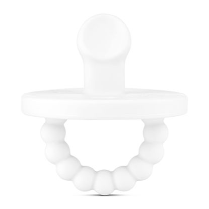 Picture of Ryan & Rose Cutie PAT Pacifier Teether (Slant, White)