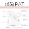 Picture of Ryan & Rose Cutie PAT Pacifier Teether (Slant, White)