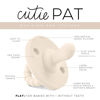 Picture of Ryan & Rose Cutie PAT Pacifier Teether (Flat, Ivory)