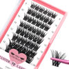 Picture of Cluster Lashes 72 Pcs Lash Clusters DIY Eyelash Extension Individual Lashes Adore C-8-16mix Thin Band Easy to Apply at home Lashes (Adore, C-8-16mix)