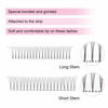 Picture of Premade Fans Eyelash Extensions 6D-D-0.07-9 Short Stem Premade Volume Eyelash Extensions .07 .10 C D Curl Pre made Lash Fans 9 to 20 mm Volume Lash Extensions(6D-D-0.07,9mm)