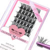 Picture of Cluster Lashes, 72 Pcs Individual Lashes, Lash Clusters DIY Eyelash Extension, Super Thin Band Reusable Soft & Comfortable (Bright-D-14mm)