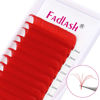 Picture of Colored Lash Extensions Mixed Tray Volume Lash Extensions Easy Fan Volume Lashes Red Lash Extensions Flowering 0.07 Color Lashes Extension (Red-0.07C-20-25mm)