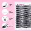 Picture of DIY Lash Extension Kit Individual Lashes Clusters Lash Bond and Seal, Clusters Lash Glue Remover and Eyelash Tweezers for Eyelash Extensions (30D-0.07C, 15-20mm, Kit)