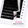 Picture of Lash Extension Easy Fan Volume Lashes 0.03 L Curl 16mm Lashes for Eyelash Extensions Professional Lash Supplies Easy Fan Lashes MixeL Tray Mega Lashes (0.03-L, 16mm)