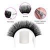 Picture of Lash Extension Easy Fan Volume Lashes 0.03 L Curl 16mm Lashes for Eyelash Extensions Professional Lash Supplies Easy Fan Lashes MixeL Tray Mega Lashes (0.03-L, 16mm)