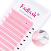 Picture of Colored Lash Extensions Easy Fan Lashes Neon Color Eyelash Extension D Curl Self Fanning Volume Lash Extensions for Christmas Party (Light Pink 0.07-D,15-20mm)