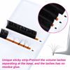 Picture of Volume Lash Extensions 0.05 0.07mm Easy Fan Lashes C D DD Curl Volume Fans Self Fanning Eyelash Extensions 8-25mm (0.07-C-10mm)