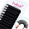 Picture of Easy Fan Volume Lashes Eyelashes Extension 0.03 DD Curl 20mm Mega Volume Lash Extensions FADLASH Self Fanning Lash Extension Supplies Lash Trays Automatic Flowering (0.03-DD, 20mm)