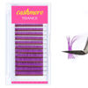 Picture of TDANCE Colored Lash Extensions Classic Lash Extensions Purple Lash Extensions 0.07mm C/D Curl Premium Silk Individual Lashes Salon Use (Purple,C-0.07,8-15mm)