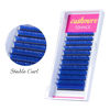 Picture of TDANCE Colored Lash Extensions Blue Lash Extensions Classic Lash Extensions 0.07mm C/D Curl Premium Silk Individual Lashes Salon Use (Blue,D-0.07,8-15mm)