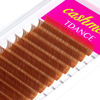 Picture of TDANCE Light Brown Lash Extensions Colored Lash Extensions Classic Lash Extensions 0.07mm C/D Curl Premium Brown Eyelash Extensions Salon Use (Light Brown,C-0.07,10-17mm)