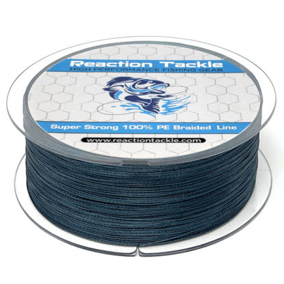 Picture of Reaction Tackle Braided Fishing Line Low Vis Gray 50LB 150yd