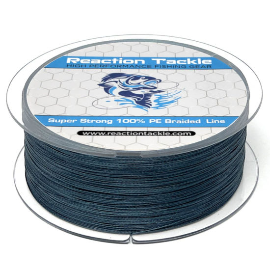 Picture of Reaction Tackle Braided Fishing Line Low Vis Gray 50LB 150yd