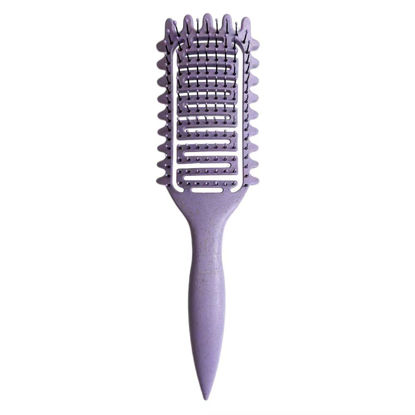 Picture of Vented Curl Defining Brush for Shaping and Styling Women's Curls (Purple)