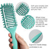 Picture of 2024 New Vented Curly Hair Brush for Defining and Shaping Curls - Styling Brush for Curly Hair Women (Green)