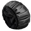 Picture of Aquior Shower Cap,Terry Lined Shower Cap for Women Reusable, Triple Layer Waterproof Bath Cap, Extra Large for Women Long Hair(Black)