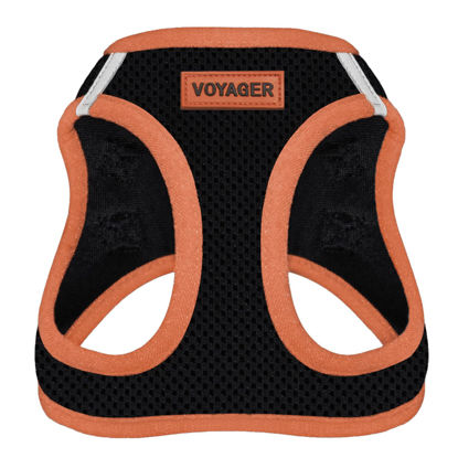 Picture of Voyager Step-in Air Dog Harness - All Weather Mesh Step in Vest Harness for Small and Medium Dogs by Best Pet Supplies - Orange Trim, XS