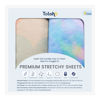 Picture of TotAha Premium Stretchy Changing Pad Covers (2-Pack)-Hypoallergenic, Silky Comfort, Buttery Soft, Calming Effect, All-Season Jersey-Knit 32 X 16 X 5''(Rainbow & Tie dye)