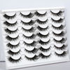 Picture of False Eyelashes Fluffy Volume Wispy Cat Eye Lashes Fake Eyelashes Faux Mink Lashes 14 Pairs Pack