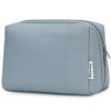 Picture of Large Makeup Bag Zipper Pouch Travel Cosmetic Organizer for Women (Large, Greyish Blue)