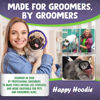 Picture of Happy Hoodie The Original Calming Band for Dogs & Cats - for Anxiety Relief & Calming Dogs - Noise Canceling for Dogs - The Force Drying & Grooming Miracle Tool Since 2008 (XS, Purple)