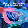 Picture of Aegend Kids Swim Goggles, Pack of 2 Swimming Goggles for Children Boys & Girls Age 3-14