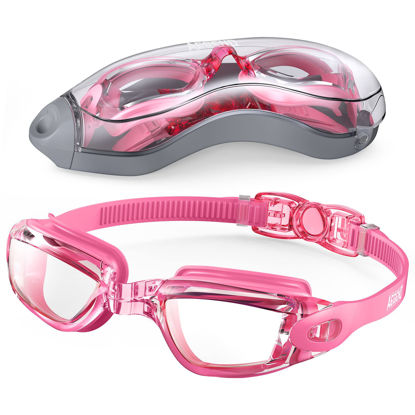 Picture of Aegend Swim Goggles, Swimming Goggles No Leaking Full Protection Adult Men Women Youth