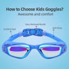 Picture of Aegend Kids Swim Goggles, Pack of 2 Swimming Goggles for Children Boys & Girls Age 3-14