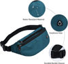 Picture of Fanny Pack for Men and Women, Waterproof Sports Waist Pack Bag for Travel Hiking Running Hands-free Wallets, Easy Carry Any Phone