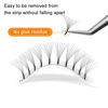 Picture of Volume Lash Extensions 3D-8D Premade Fans Eyelash Extensions Mixed Tray 9-16mm 12-15mm .07/.10 C/D Curl Premade Fans Volume Eyelash Extensions 8-20mm Long Stem Premade Lash Fans(8D .07C 9)