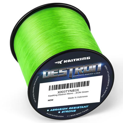 Picture of KastKing Destron Mono Fishing Line,NEON Green,80LB,200YDS