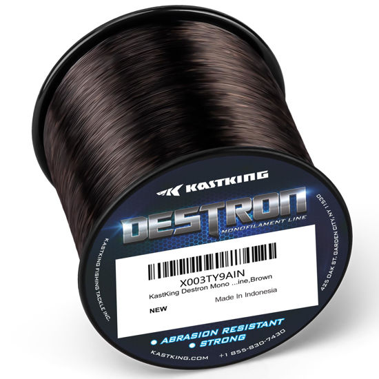 Picture of KastKing Destron Mono Fishing Line,Brown,25LB,932YDS