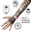 Picture of 2" x 16 Yard Tattoo Aftercare Waterproof Bandages Tattoo Cover Up Tape, Tattoo Supplies Care and Equipment Second Skin Protective Clear Sterile Safe Bandages