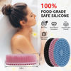 Picture of Silicone Body Scrubber, Silicone Loofah, 3 Pack, Body Wash Scrubber, Body Scrubbers for Use in Shower, Silicone Loofah Body Scrubber, Exfoliating Body Scrubber, Bathroom Accessories, Gifts for Women