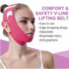 Picture of Chin Up Mask V Shaped Face Mask Jaw Exerciser Graphene V-Line Mask Chin Strap for Sleeping