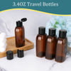 Picture of Cosywell Travel Shampoo Bottles 4pcs 3.4oz TSA Approved Travel Size Bottles for Toiletries Leak Proof Empty Lotion Containers with Flip Cap Small Plastic Squeeze Bottles