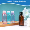 Picture of Cosywell Travel Size Containers Travel Shampoo Bottles 4pcs 3.4oz TSA Approved Travel Containers for Toiletries Leak Proof Refillable Lotion Containers with Flip Cap Small Plastic Squeeze Bottles