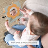 Picture of Soft Baby Book with Touch and Feel Pages - Cute Sensory Book for Babies 0-6 Months with Textured Farmworld, Mirror & Crinkle Paper - The Perfect Toy for Baby Showers or as a Newborn/Infant Gift