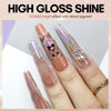 Picture of Makartt Cat Eye Gel Nail Polish Universal Rainbow Holographic Gel Polish Bronze Gaze Sparkly Glitter Unique Magnetic Effect Nail Gel for DIY Nail Art UV LED Soak Off Manicure 10ml